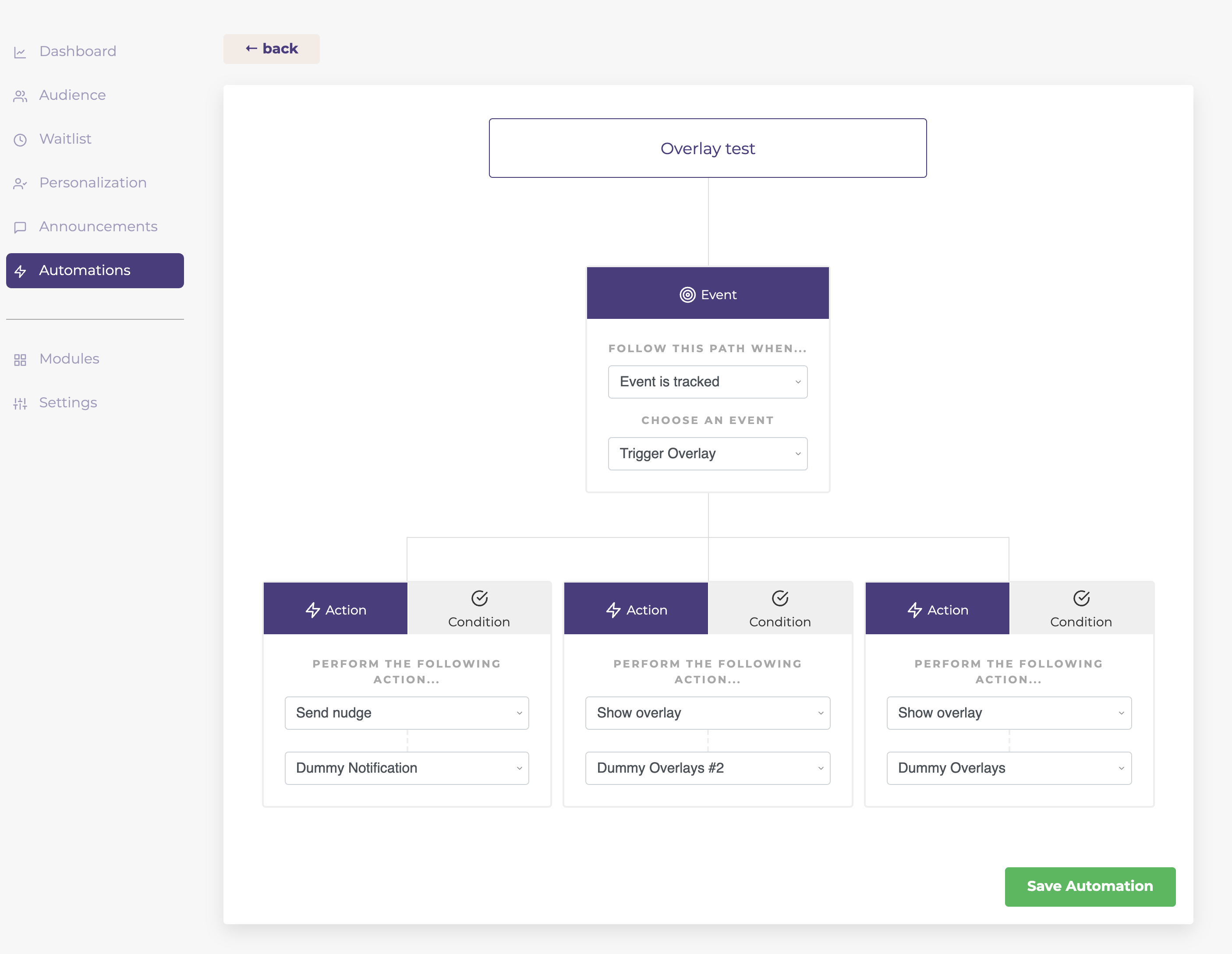 Automations flows