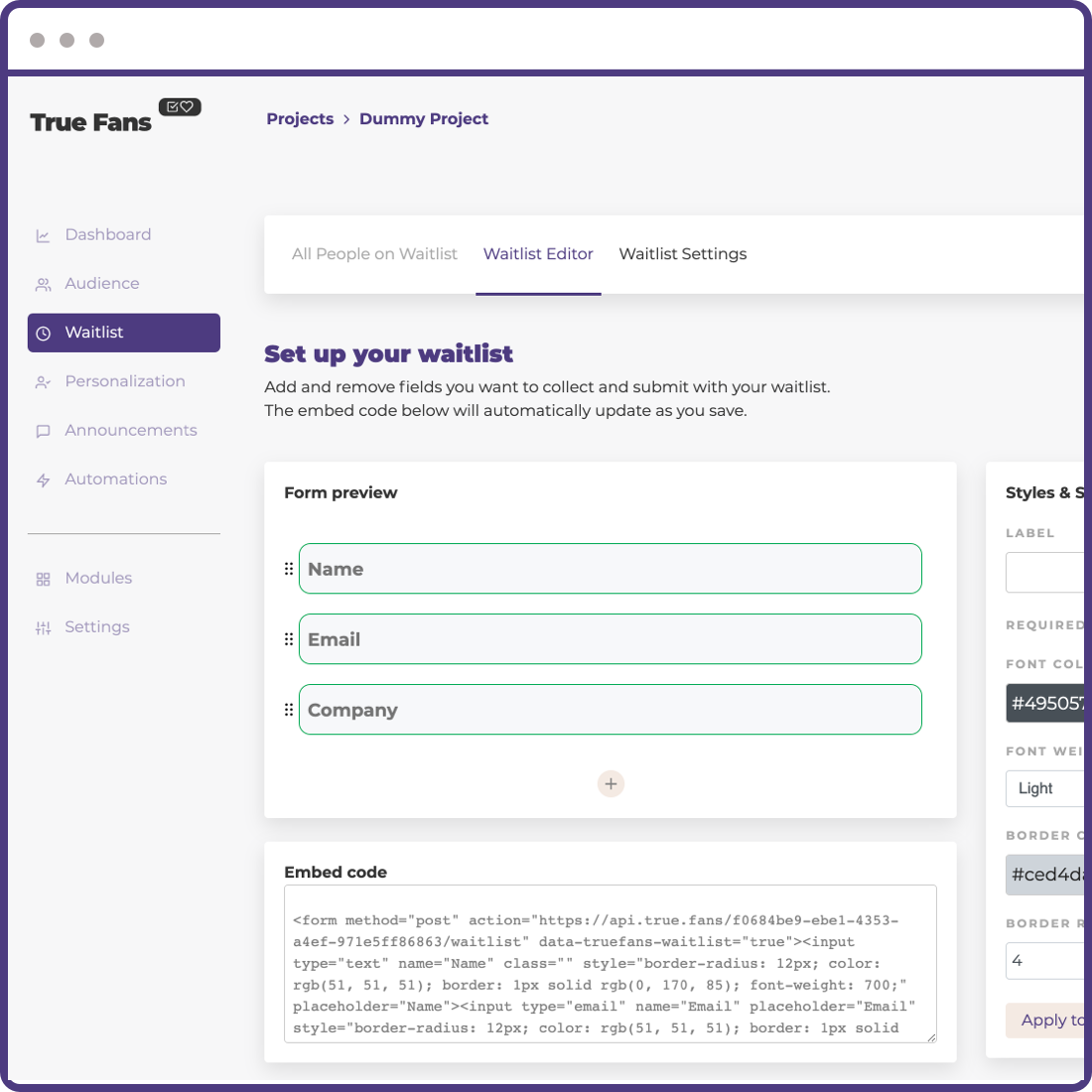 Parle Waitlist